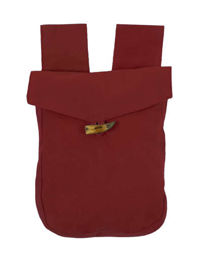Mittelalter Tasche Widia in Rot Frontansicht